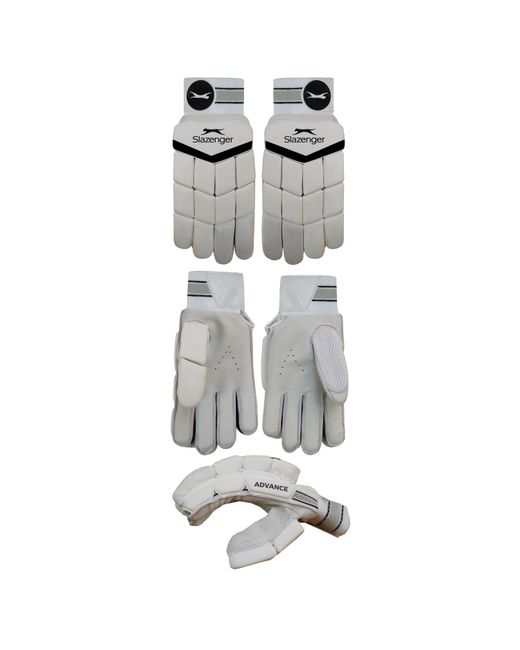 Slazenger 1881 Gray Advance Cricket Batting Glove