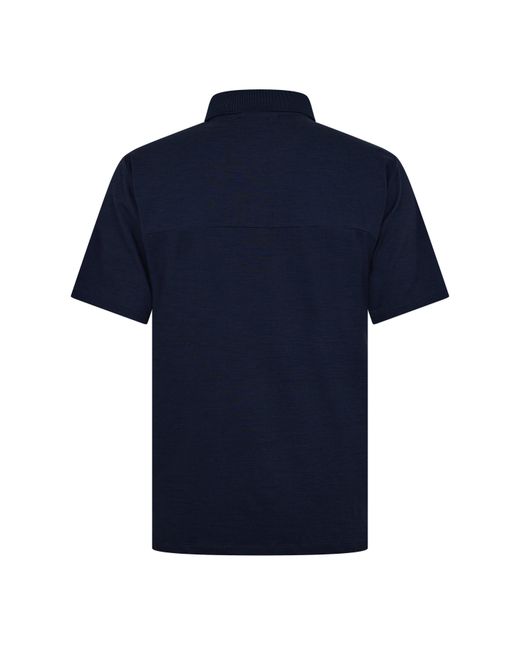 Guess Blue Chester Short Sleeve Polo Shirt for men