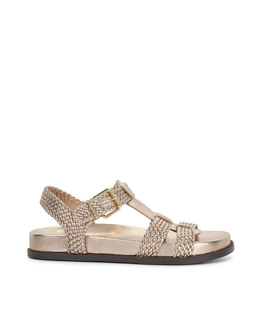 Dune Natural Looking Flat Sandal