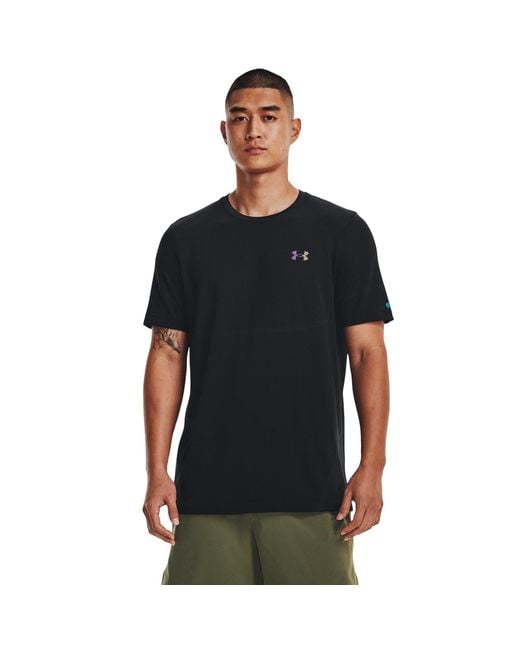 Under Armour S Ua Vanish Elite Seamless Short Sleeve T-shirt Black Xl for men