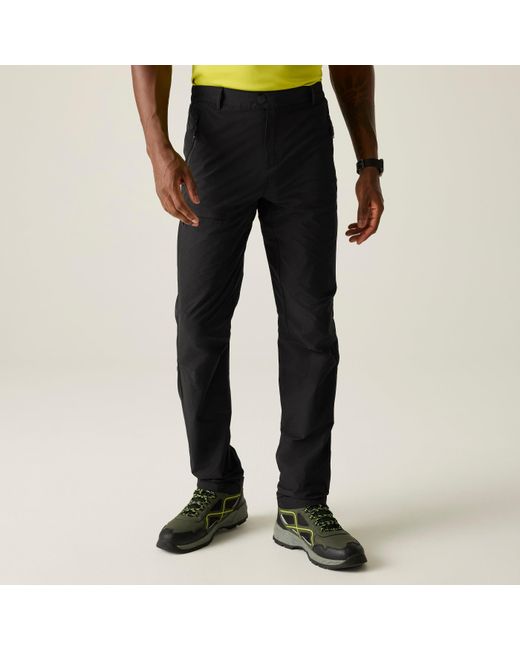 Regatta Black Highton Walking Trouser for men