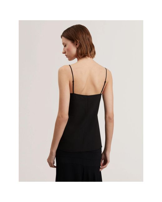 Ted Baker Black Chiffon Woven Cami Vest