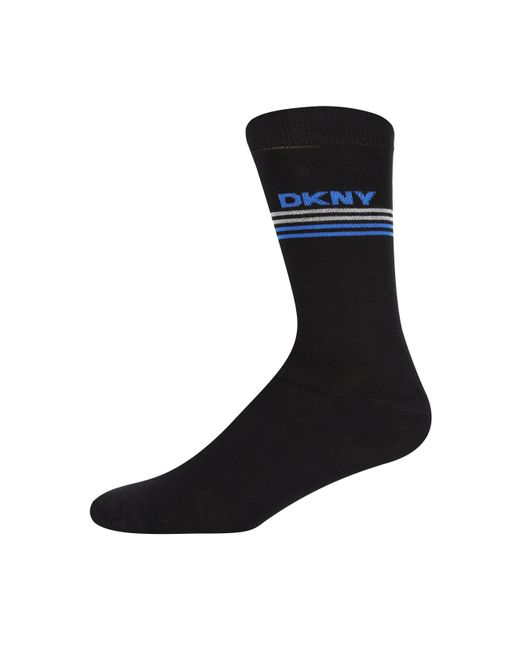 DKNY Black 3 Pack Socks Walnut for men