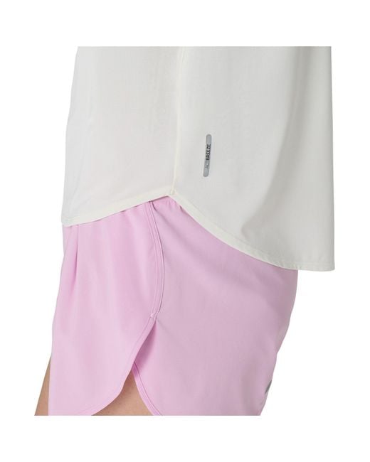 Asics White Road Ss Tee Ld63
