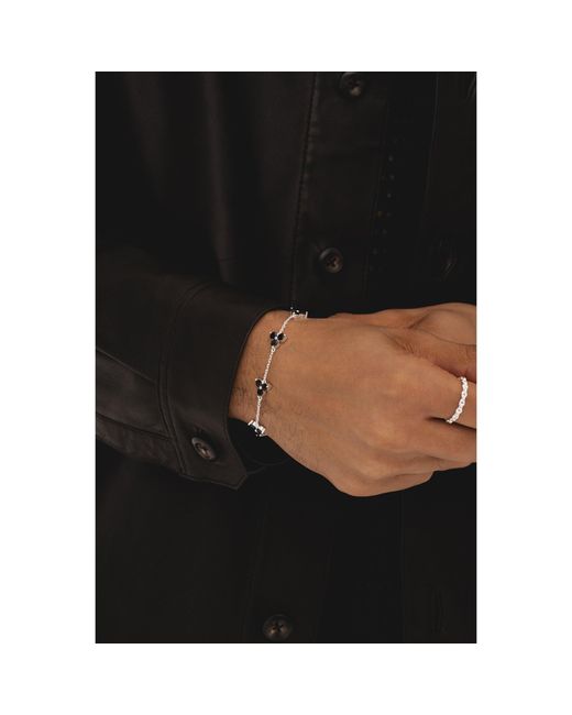 Common Lines White Como Bracelet