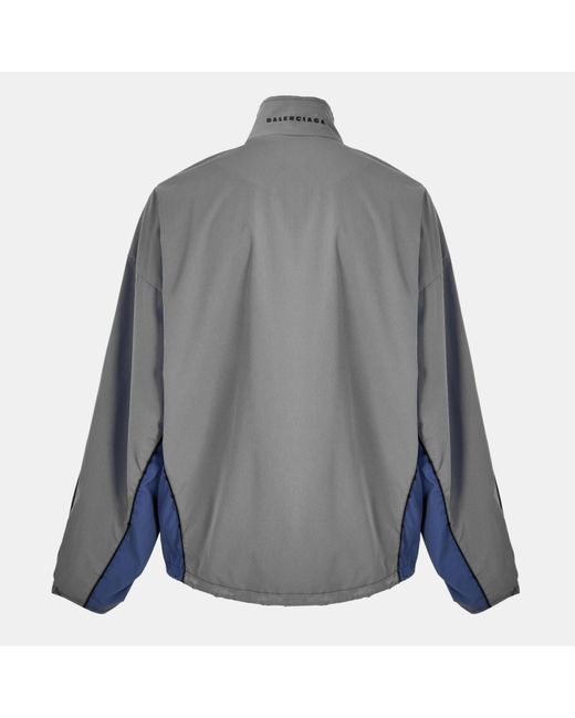 Balenciaga Blue Technical Fabric Tracksuit Top for men