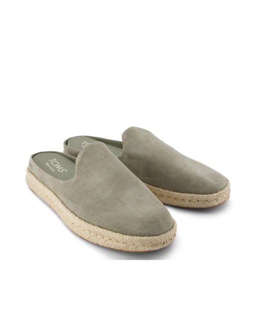 TOMS Natural Flat Mules for men