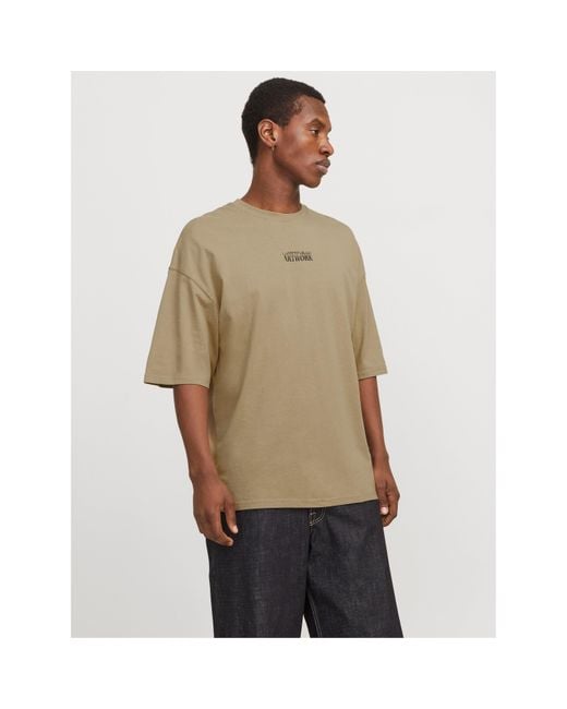 Jack & Jones Natural Regular Fit Graphic T-Shirt for men