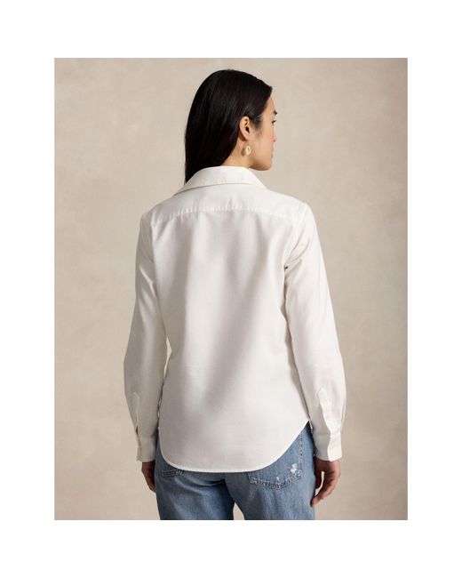 Polo Ralph Lauren White Oxford Button-Down Shirt