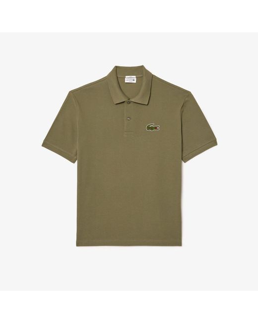Lacoste Green Loose Fit L.12.12 Piqué Badge Polo Shirt for men
