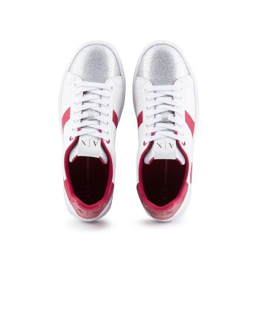 ARMANI EXCHANGE Pink Trainers