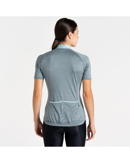Dare 2b Blue Short-Sleeve Cycling Jersey