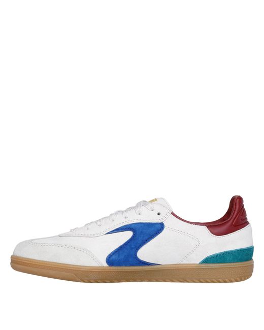 Skechers White Hotshot Casual Low-Top Trainers