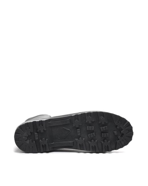 Superga Black Alpha Canvas High-Top Trainers