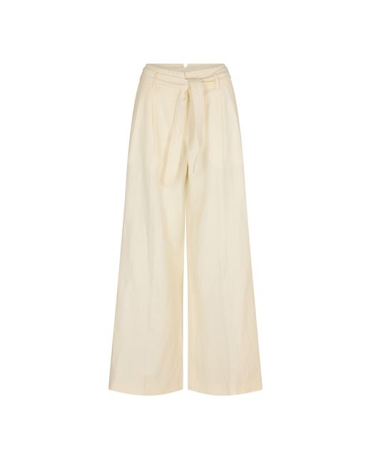Boss Natural Tepiala 10259718 01 Wide Leg Trousers