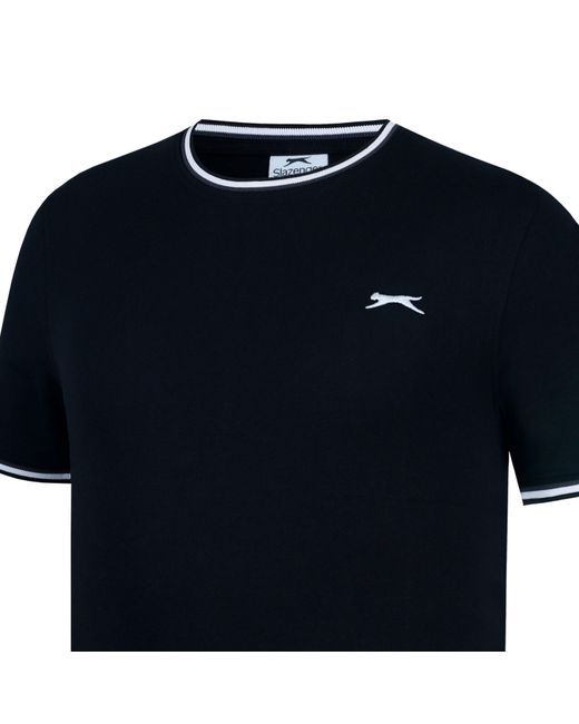 Slazenger 1881 Black Tipped T-Shirt for men