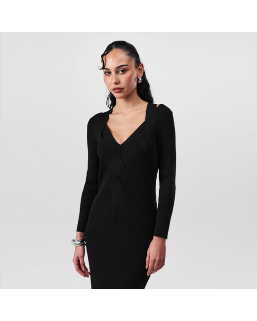 Boss Black Facene Dress, Cotton