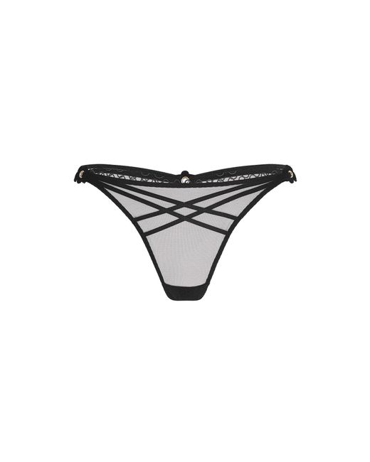 Agent Provocateur Black Doretta Thong