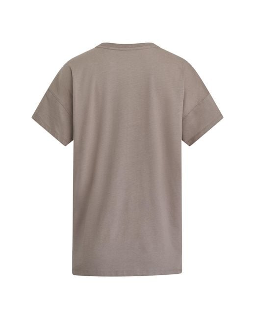 DKNY Gray Logo Rhin Tee Ld62
