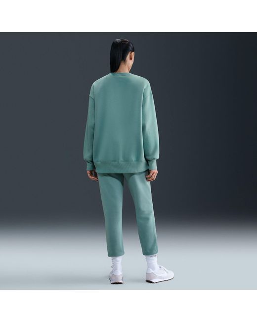 Nike Blue Sportswear Phoenix Fleece Mid-Rise Sweatpants