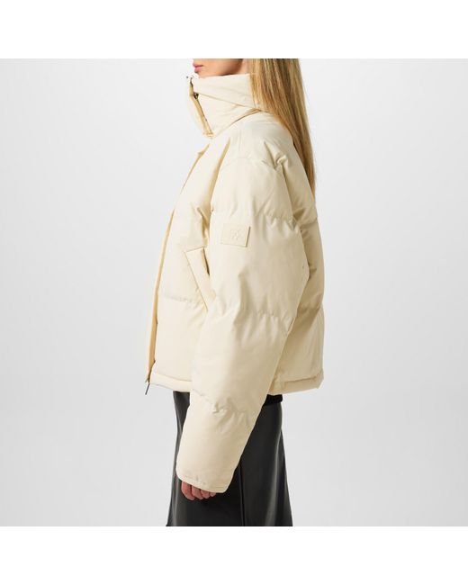 DKNY Natural Cropped Short Puffer Jacket