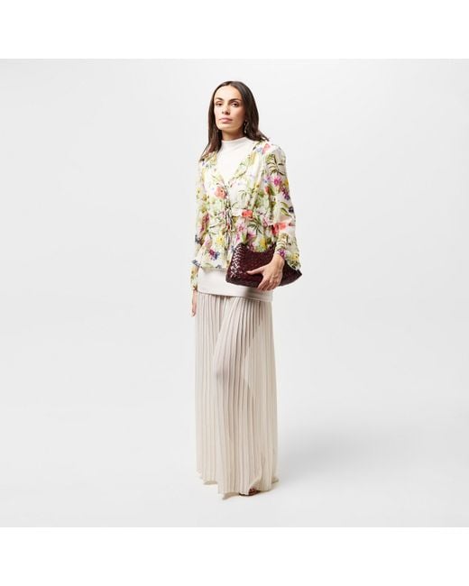 French Connection White Fc Monica Long-Sleeve Blouse