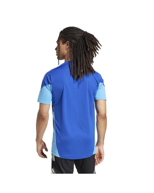 Adidas Blue Tiro 25 Competition Training T-Shirt for men