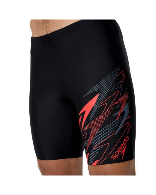 Speedo Black Medium Long Jam Jammers for men