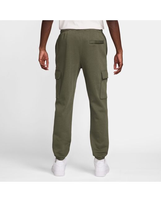 Nike Green Sportswear Club Fleece Cargo Pants for men