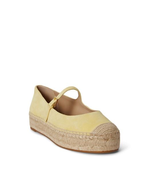Ralph Lauren Natural Mary Janes