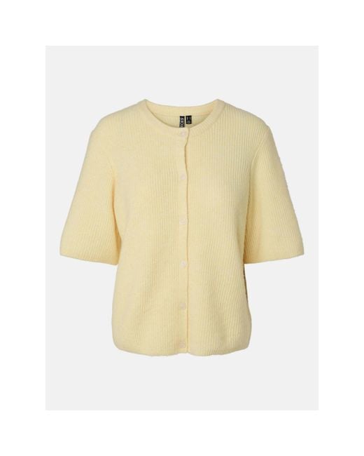 Pieces Yellow Ss O-Neck Knt Ld63