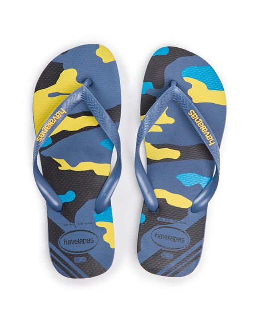 Havaianas Blue Top Camo Moss Flip Flops