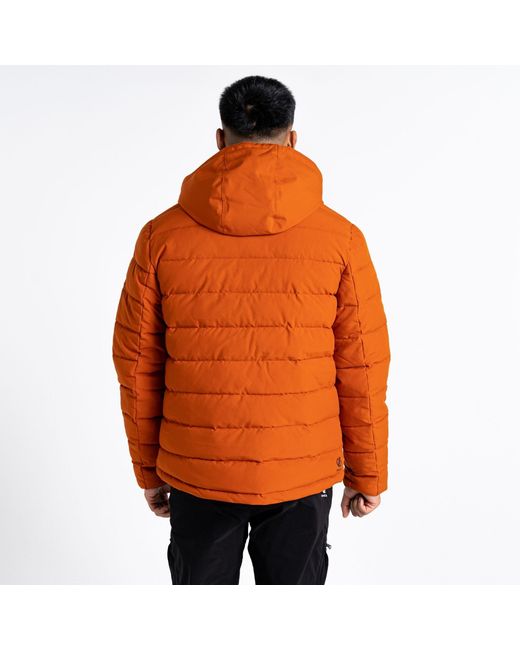 Dare 2b Orange Endless Iii Recycled Storm Waterproof Jacket for men