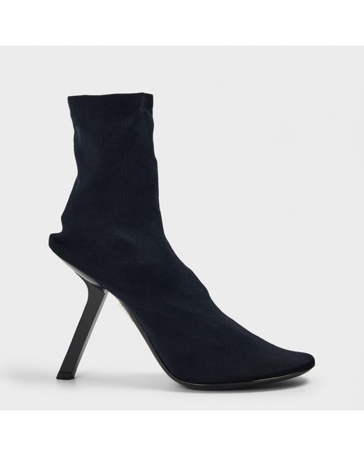 Balenciaga Black Sponge Ankle Boots