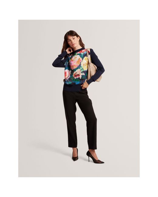 Ted Baker Blue Knitted Top