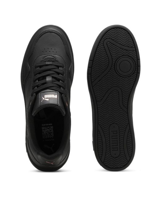 PUMA Black Court Classy Trainers