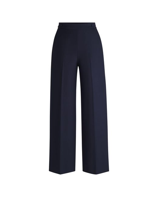 Boss Blue Tupita Straight Leg Trousers