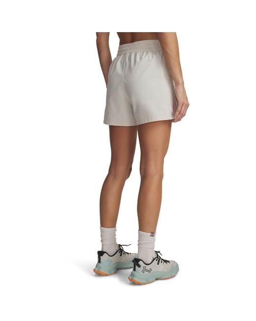 Under Armour White Explor Hike Tech Shorts