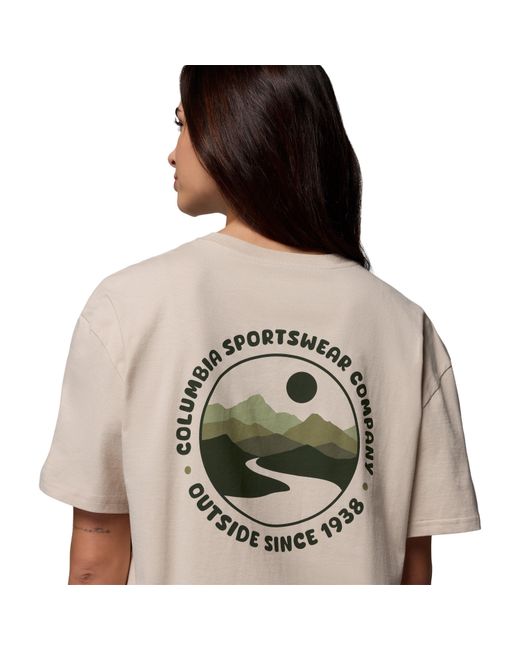 Columbia Brown Oversized T-Shirt