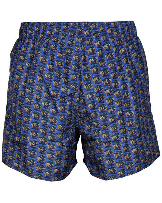 Arena Blue Beach Shorts Allover for men