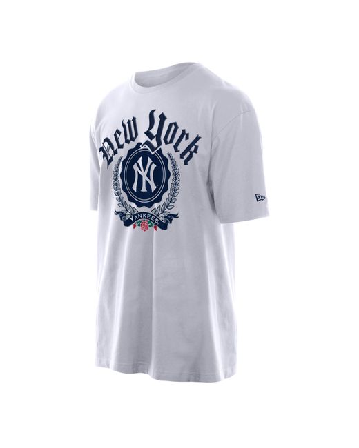 KTZ Blue Mlb Throwback Oversized T-Shirt for men