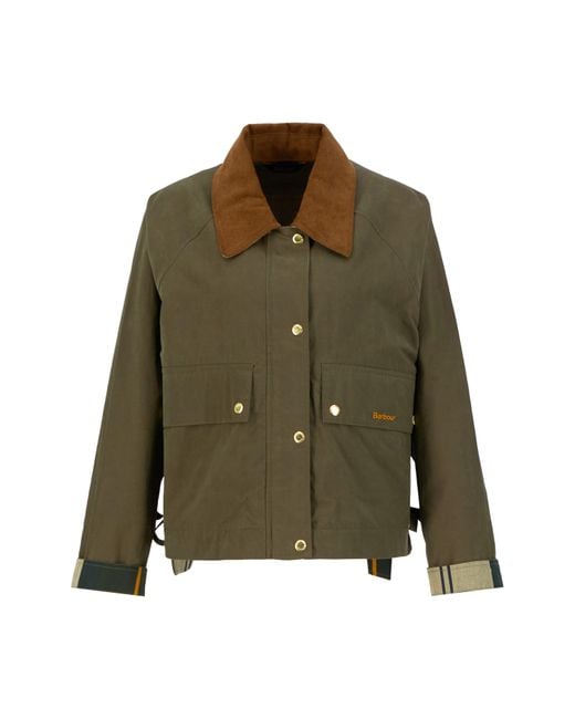Barbour Green Rain Anorak Jacket