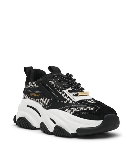 Steve Madden Black Possession-E Chunky Trainers