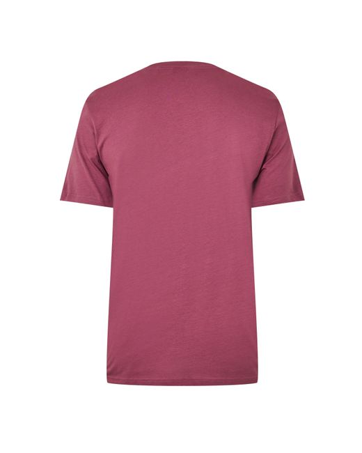 Boss Purple Tales T-Shirt With Logo Patch Premium Cotton for men