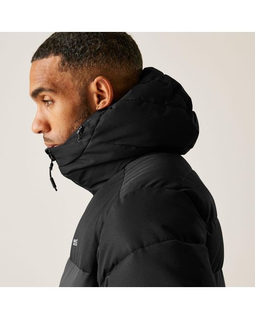 Regatta Black Aldthorn Water-Resistant Quilted Jacket for men