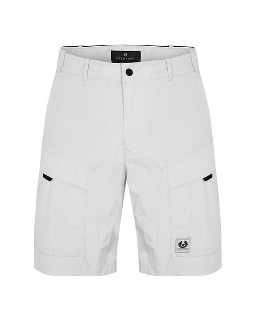 Belstaff White Jet Shorts for men