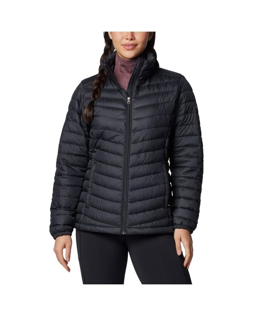 Columbia Black Chestnut Clearing Water-Resistant Lightweight Insulated Puffer Jacket