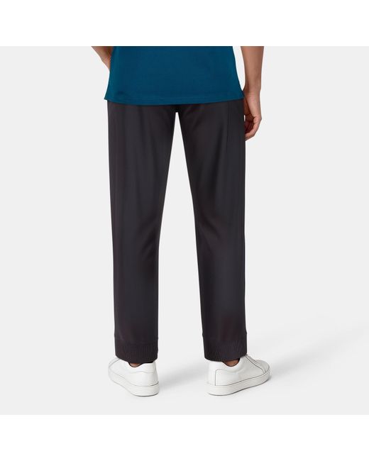 Lyle & Scott Black Golf Airlight Trousers for men
