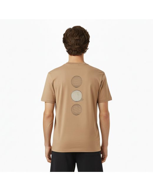 Boss Natural Golf Terrace Short Sleeve Top With Unique Front & Back Detail for men