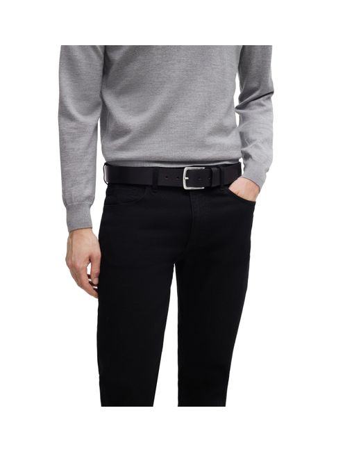 Boss Black Jor V Leather Belt for men